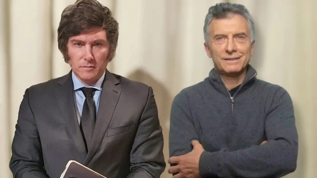 Javier Milei y Mauricio Macri