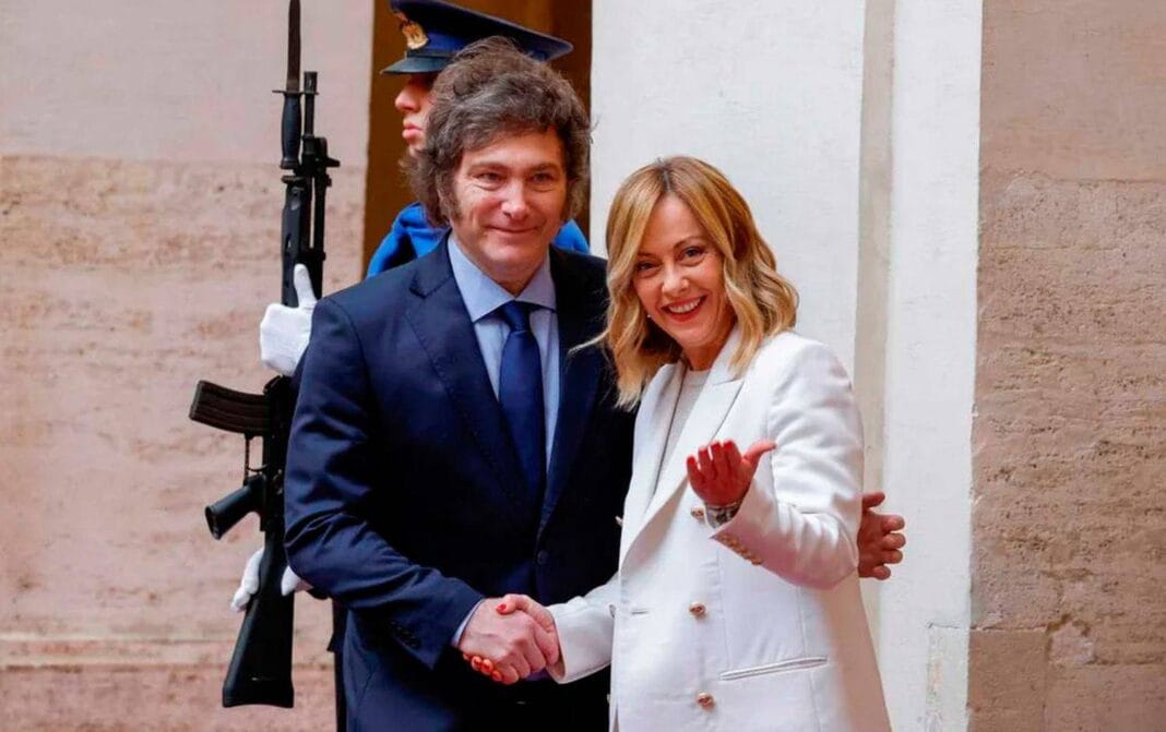Javier Milei se reunión con Giorgia Meloni en Italia: el importante acuerdo que firmaron Milei-Meloni