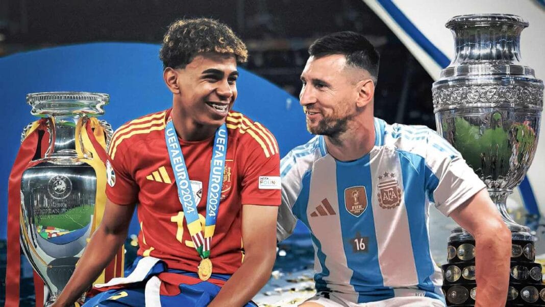 La Selección Argentina y la de España tienen fecha confirmada para la Finalissima Messi-y-Yamal