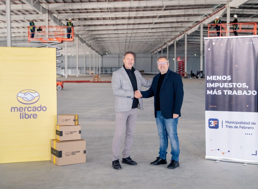 Mercado Libre se instala en 3 de Febrero, Provincia de Buenos Aires valen