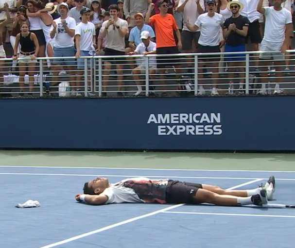 US Open: Francisco Cerúndolo metió una remontada histórica y le dio vuelta un partidazo a Mateo Arnaldi Fran