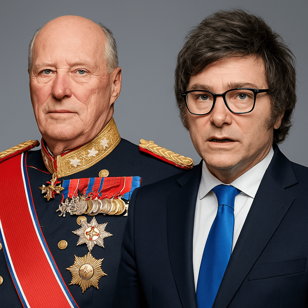 Milei viaja a Oslo para acompañar a María Corina Machado en la entrega del Nobel de la Paz Milei harald