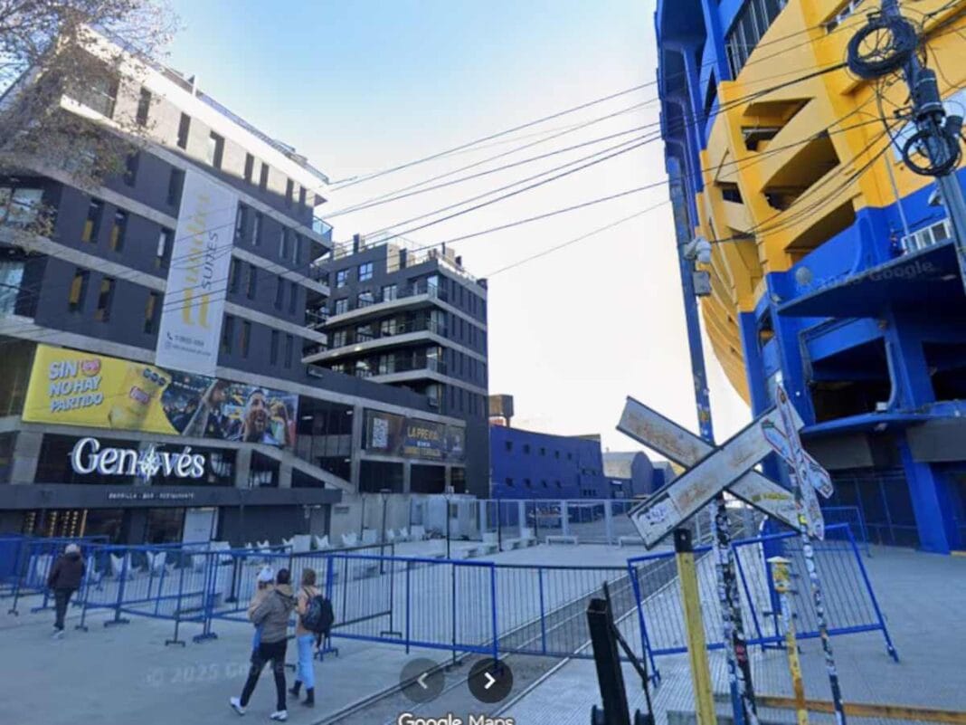 Incendio frente a la Bombonera a horas del Boca–Riestra Genovés