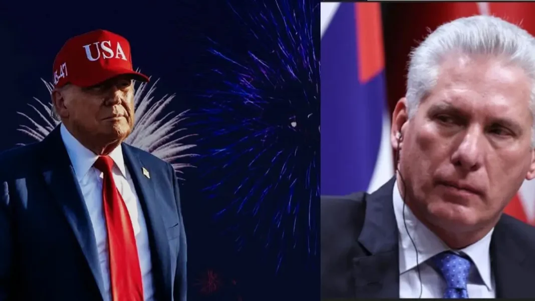 Trump endurece su ofensiva contra Cuba tras la detención de Maduro y corta el petróleo venezolano Trump Díaz Canel