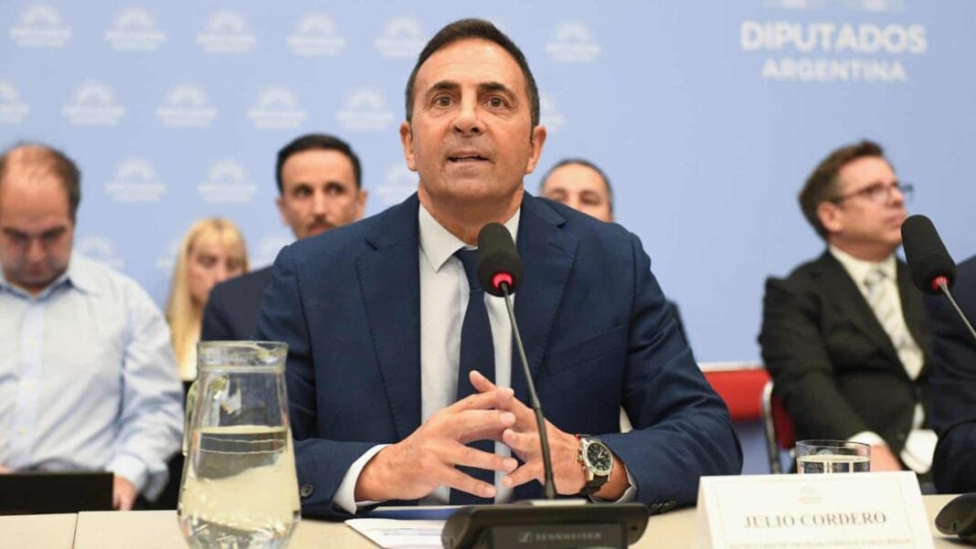Julio Cordero defendió la reforma laboral y apuntó a la CGT: “La gente perdió la confianza en los slogans” Cordero