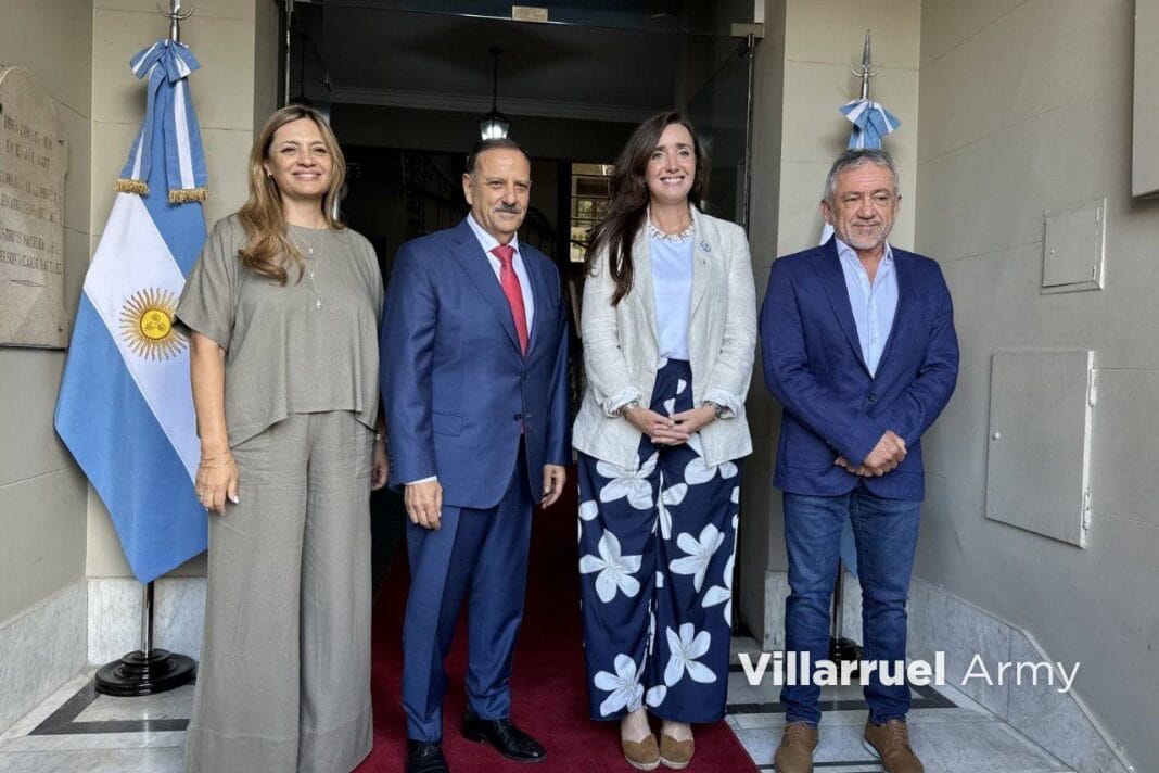Villarruel se encuentra en La Rioja y despertó críticas internas Villarruel-Quintela