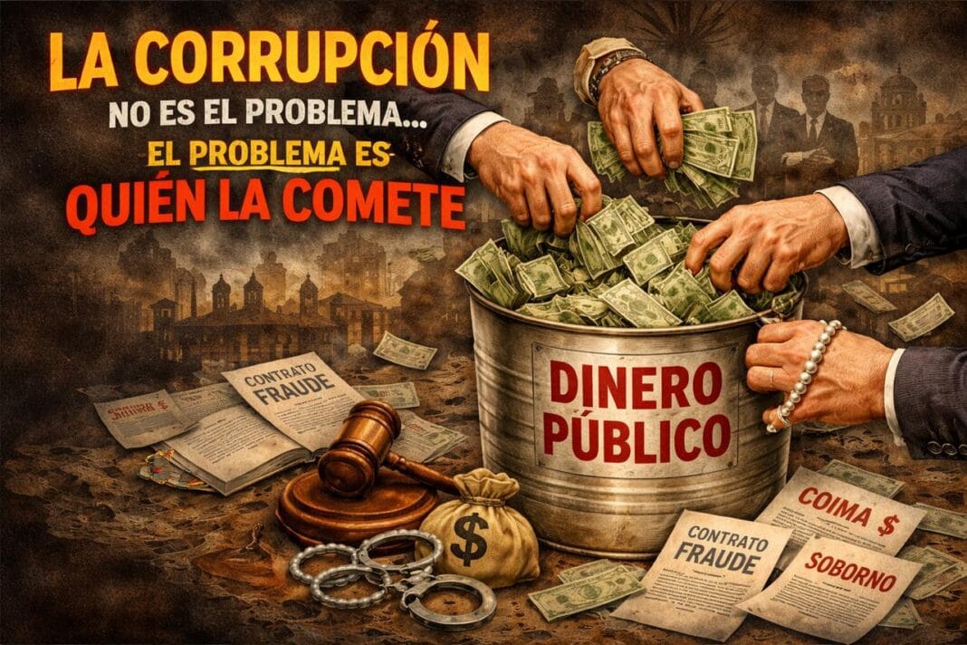 El verdadero problema no es la corrupción, sino quien la comete Corrupción