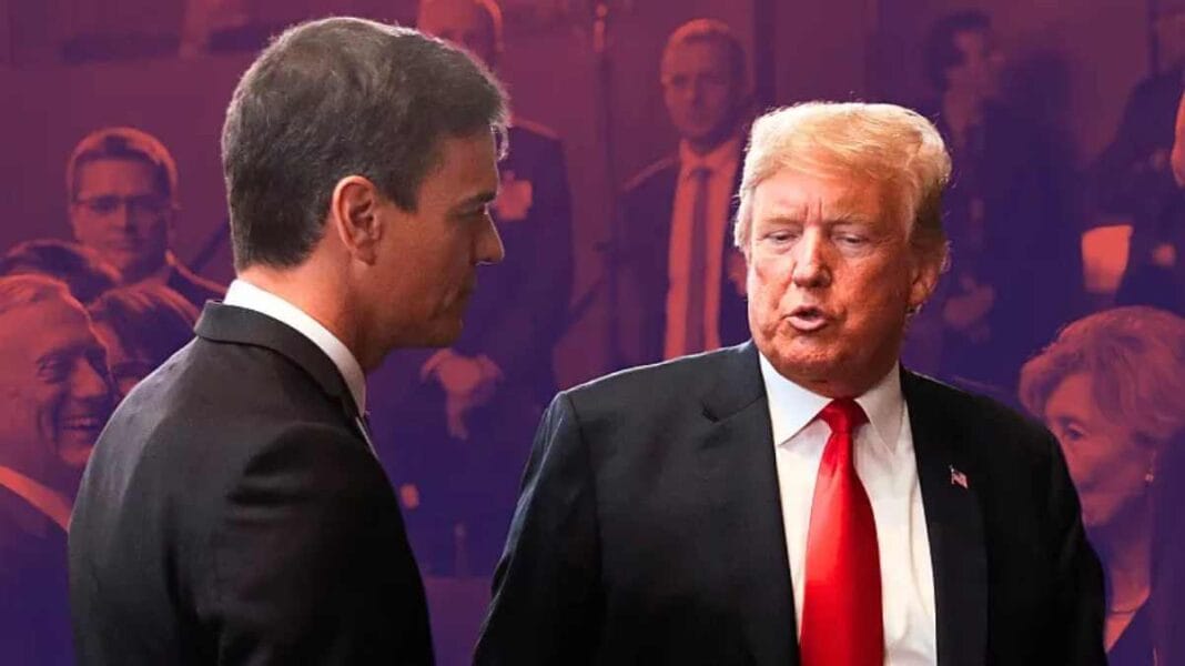 Trump amenaza con cortar el comercio con España tras la negativa a usar bases militares Trump Sanchez