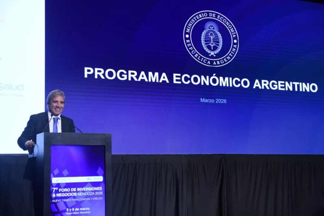 Caputo aseguró que “esta vez el orden macroeconómico es por decisión política” caputo-2