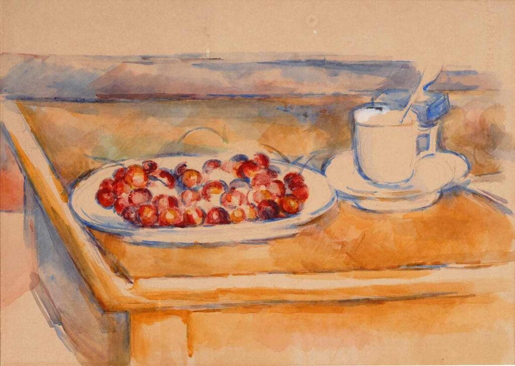 cezanne-tasse-plat-cerises