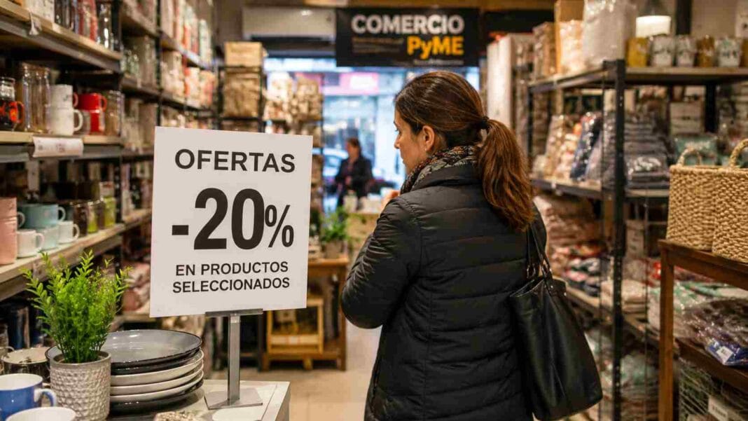 Las ventas minoristas pyme cayeron 3,2% en abril y crece la preocupación por el consumo pyme