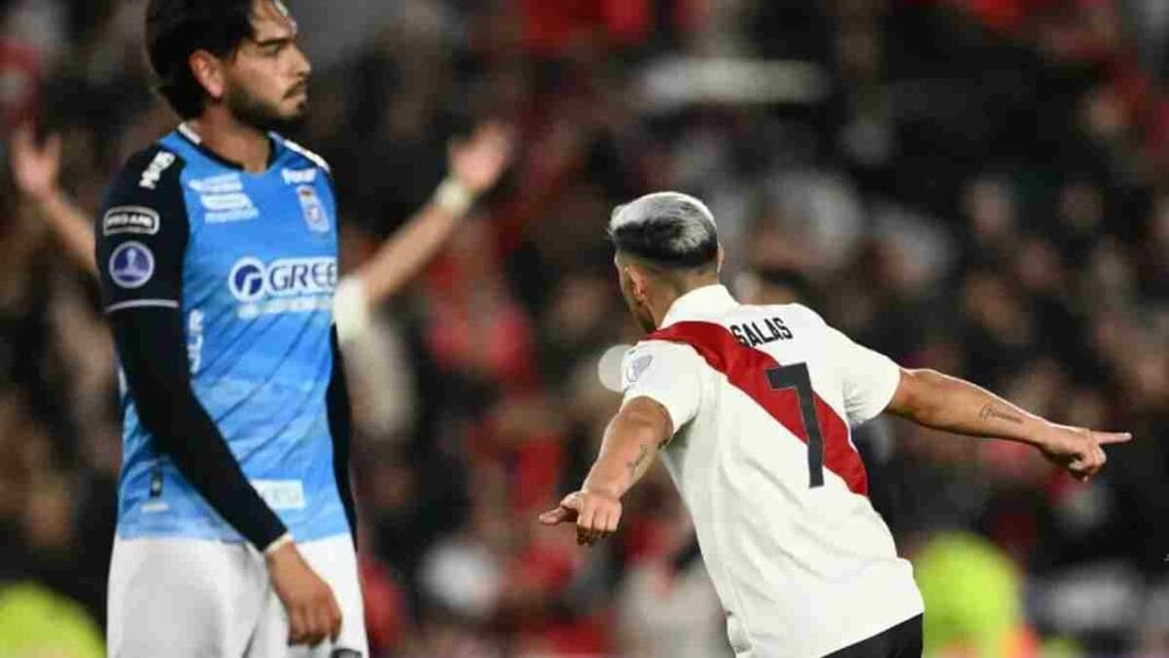 Copa Sudamericana: River goleó y quedó puntero river-blooming