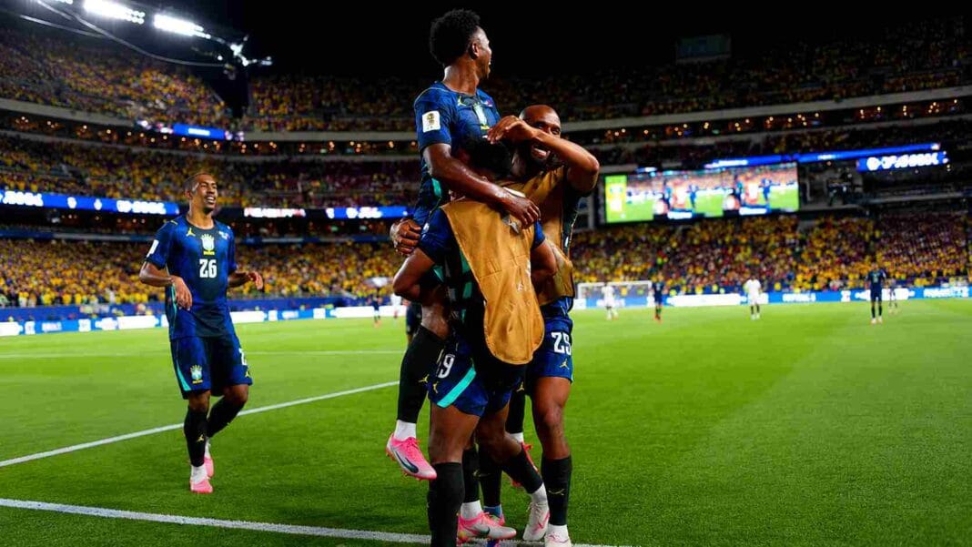 Goleada de Brasil ante Haití Brasil