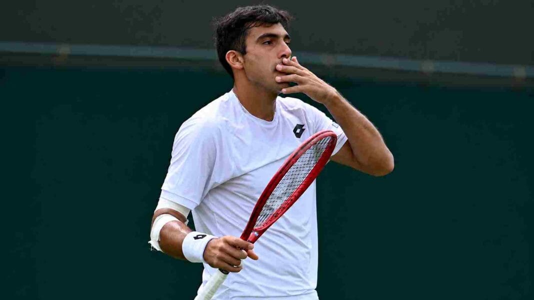 Román Burruchaga cayó ante Alex de Miñaur y se despidió de Wimbledon Burru