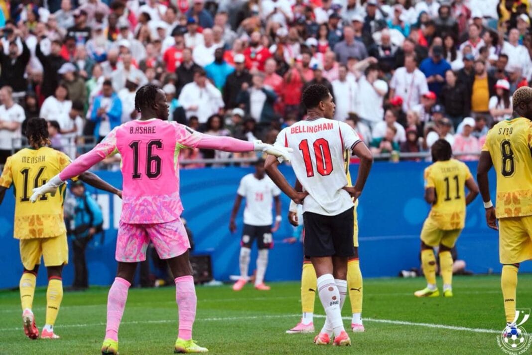 Inglaterra y Ghana igualaron sin tantos en un encuentro disputado Inglaterra-Ghana