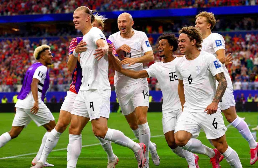 Haaland mete a Noruega en octavos y va por Brasil Norway
