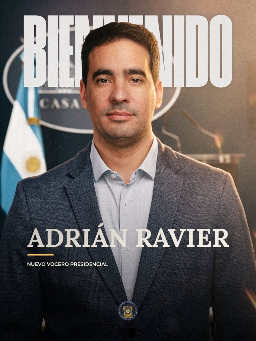 Ravier habló por primera vez tras ser designado nuevo vocero del gobierno Ravier-Vocero