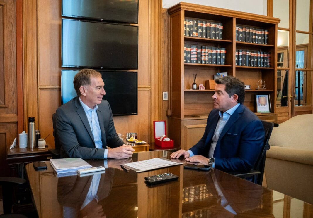 Santilli se reunió con Orrego en busca de acuerdos Santilli-Orrego