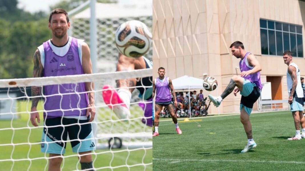 Se viene Inglaterra: Argentina entrenó pensando en el miércoles Entrenamiento-Argentina