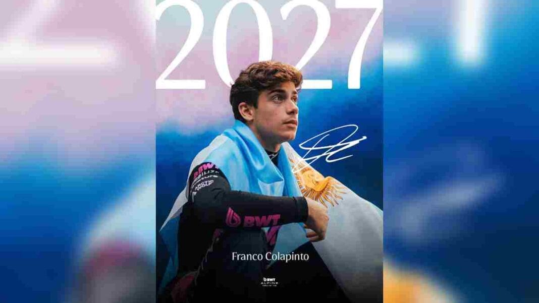 Franco Colapinto seguirá en Alpine: el argentino fue confirmado para la Fórmula 1 2027 franco_colapinto_2027