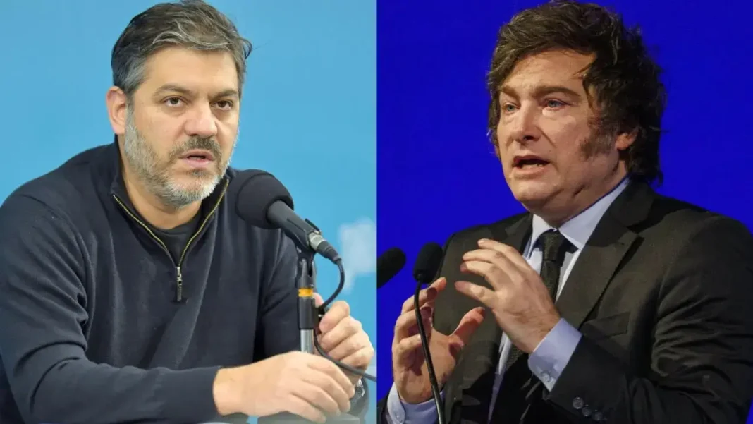 Bianco criticó a Milei y expresó que “Argentina está en recesión” Bianco-Milei