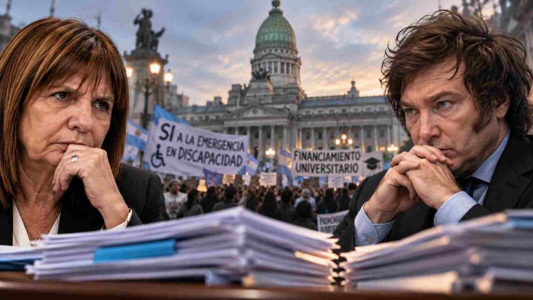 Presupuesto, Bullrich y la pelea por el voto que puede cambiarlo todo Bullrich Milei