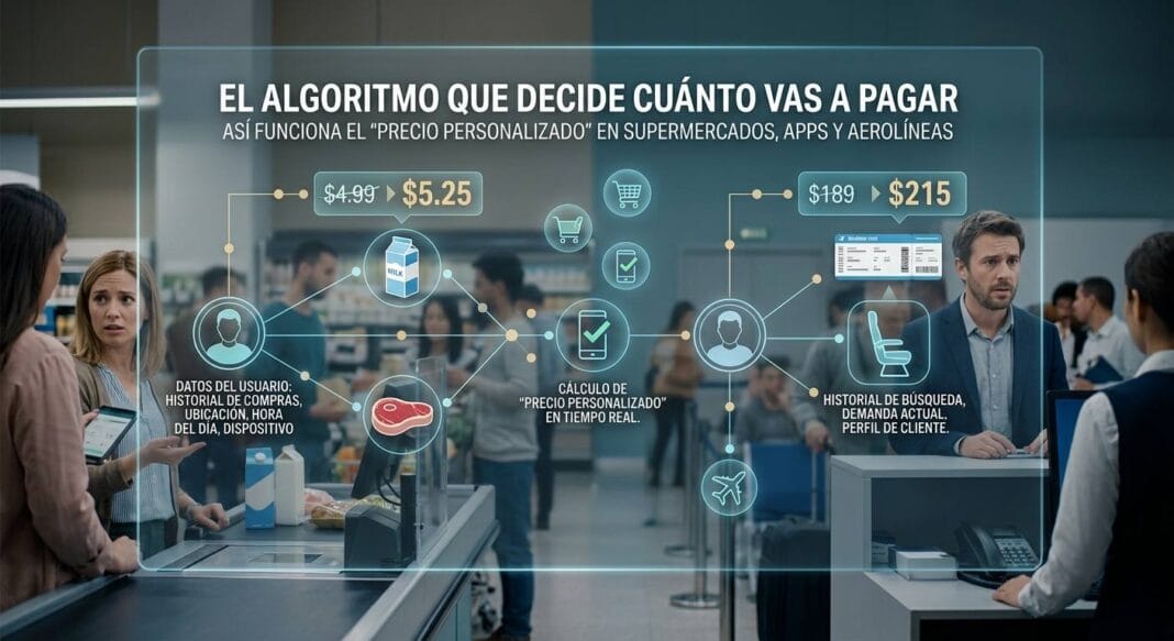 El algoritmo que decide cuánto vas a pagar: así funciona el “precio personalizado” que ya usan supermercados, apps y aerolíneas El-algoritmo