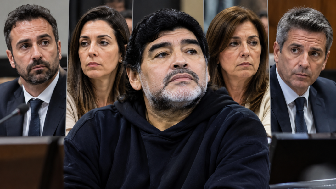 Muerte de Maradona: la Fiscalía pidió 12 años de prisión para Luque, 8 a Cosachov y 10 a Forlini Diego