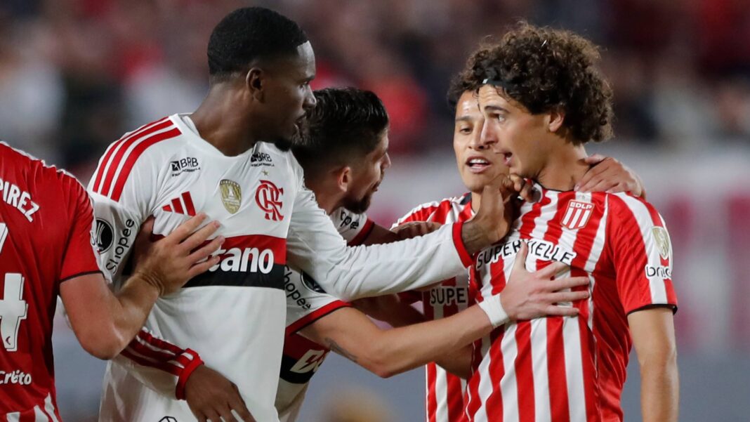 Estudiantes recibe a Flamengo en medio de un escándalo con Marcos Rojo Estudiantes-Flamengo