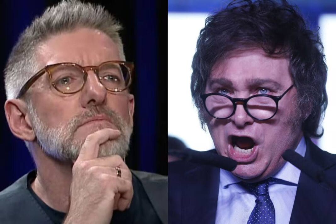 Milei volvió a apuntar contra el periodismo y cruzó a Novaresio Milei-Novaresio